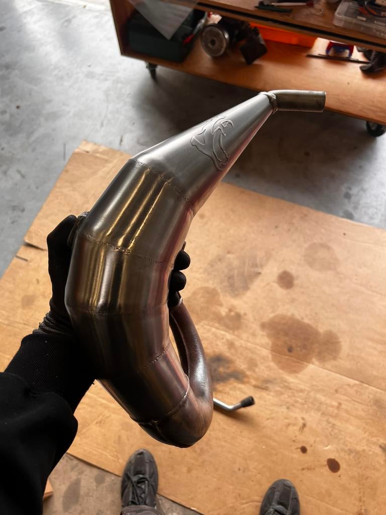 Voca Rookie 50/70cc Uitlaat Derbi – Opgekuist /Zonder demper, Auto-onderdelen, Uitlaatsystemen, Gereviseerd, Ophalen of Verzenden