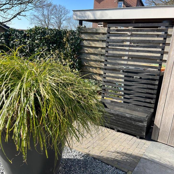 Grandes jardinières en bois 100x40x36 + cadre grimpant 176cm, Jardin & Terrasse, Bacs à fleurs & Jardinières, Neuf, Bois, Balcon