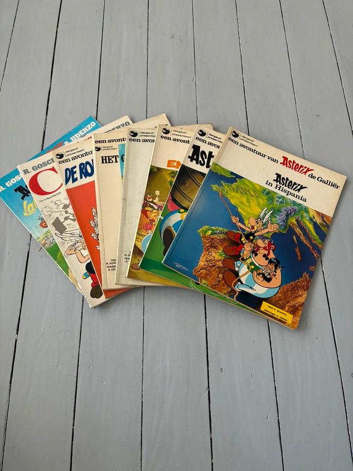 Strips Asterix, Boeken, Stripverhalen, Gelezen, Meerdere stripboeken, Ophalen of Verzenden