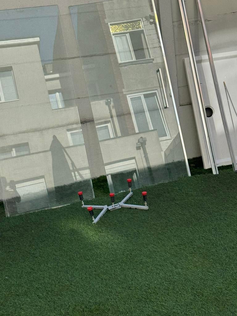 Mooie glazen douche (compleet), Ophalen of Verzenden, Zo goed als nieuw, Douche