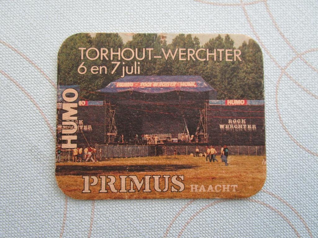 bierkaartjes Torhout-Werchter, Verzamelen, Ophalen, Gebruikt, Viltje(s)