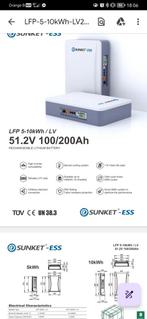 10kw lithiumbatterij/Thuisbatterij 10kw Nieuw in doos, Ophalen, Nieuw, Compleet systeem, 200 wattpiek of meer