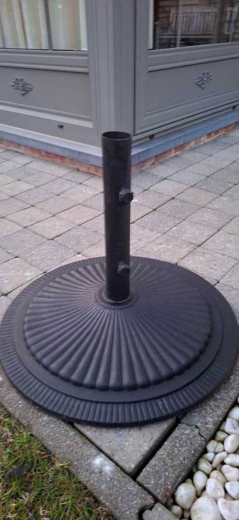 Parasolvoet gietijzeren, Tuin en Terras, Ophalen