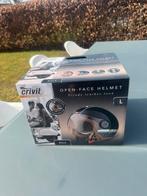 Scooterhelm Crivit Open Face – Nieuw in doos - Maat L, Fietsen en Brommers, Ophalen, Nieuw