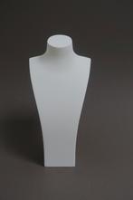 Buste présentoir pour colliers - 40 cm, Bijoux, Sacs & Beauté, Colliers, Enlèvement ou Envoi, Neuf, Blanc, Synthétique