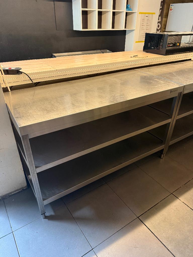 RVS werktafels - verschillende formaten, Zakelijke goederen, Ophalen, Gebruikt, Meubilair