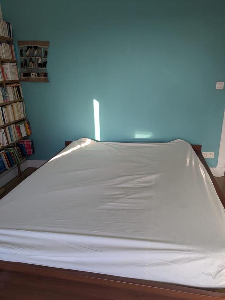 Bed van 160 cm + Bultex bedbodems en kwaliteitsmatras, Huis en Inrichting, Slaapkamer | Matrassen en Bedbodems, Gebruikt, Bedbodem