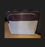 Bruin beige goudkleurig make-up tasje toilettas, Enlèvement ou Envoi, Brun