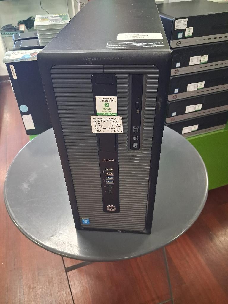 HP ProDesk 600 G1 TWR, Computers en Software, Ophalen, 8 GB, Intel Core i7-4790, Refurbished