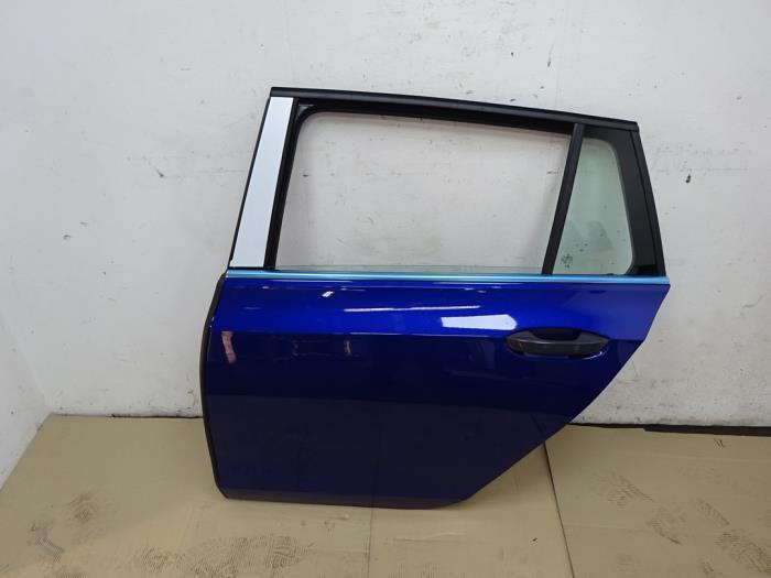 Portière 4portes arrière gauche d'un Volkswagen Golf (LD5K, Volkswagen, -, 3 mois de garantie, Utilisé
