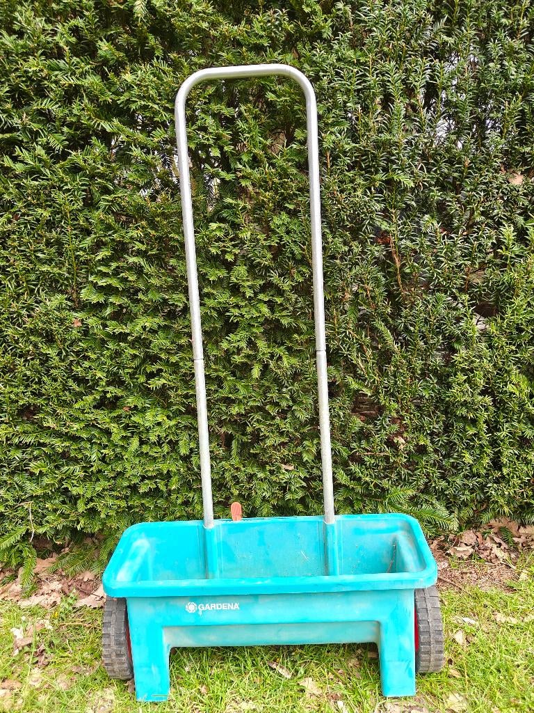 Gardena strooiwagen, Ophalen, Gebruikt, Gardena