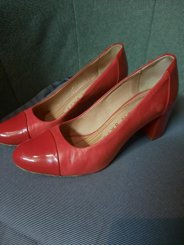 Schoen dames, Ophalen, Schoenen met lage hakken, Zo goed als nieuw, Rood