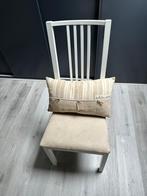 Houten stoelen, Ophalen, Gebruikt, Twee, Wit