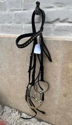 Zwart hoofdstel + bit + touwneusriem, Ophalen of Verzenden, Gebruikt, Springen