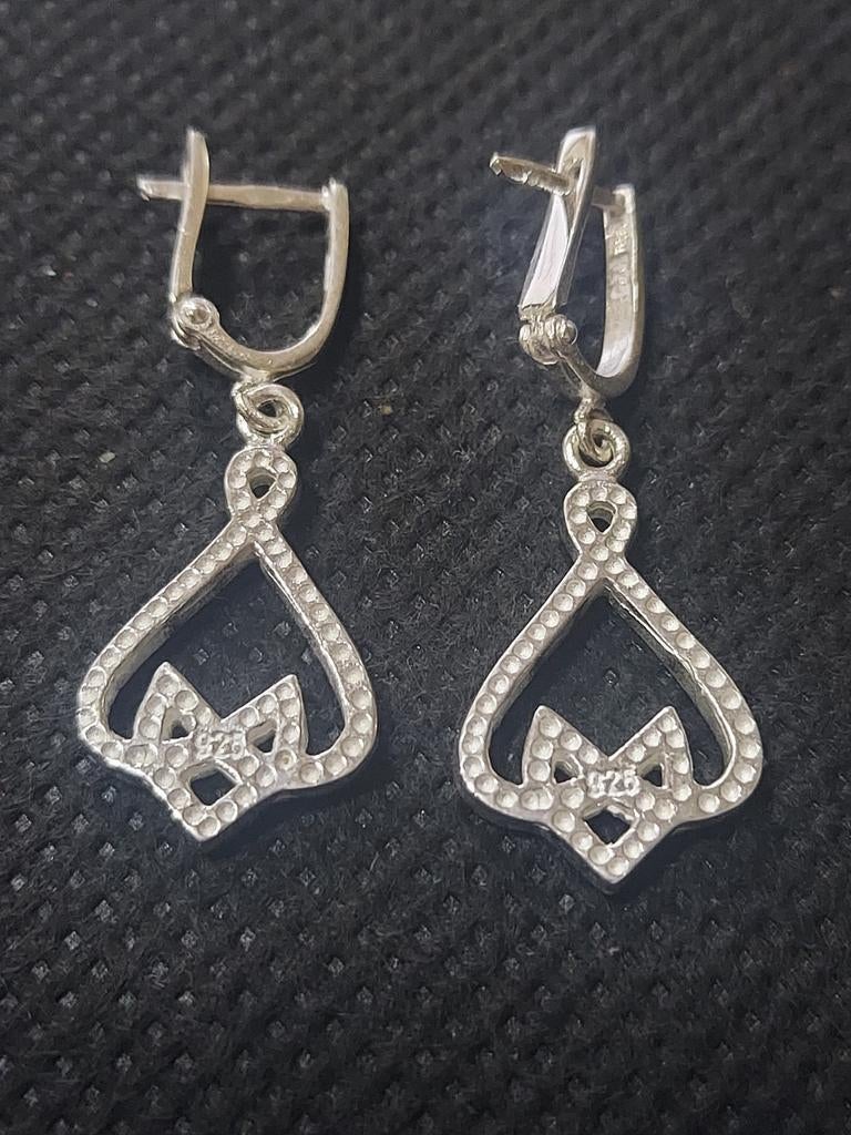 Nieuwe Zilveren Oorbellen, Bijoux, Sacs & Beauté, Boucles d'oreilles, Enlèvement ou Envoi, Neuf, Argent, Argent