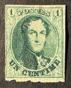 VENTE  LOT 416. Gomme LEOPOLD I. * Large marge., Enlèvement ou Envoi, Non oblitéré, Gomme originale, Maison royale