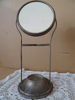 Antieke scheerstandaard antieke scheerspiegel 32cm 1900-1925, Ophalen of Verzenden, Overige vormen, Minder dan 50 cm, Minder dan 100 cm