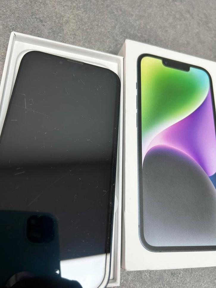 iPhone 14 Midnight -128 Go, Télécoms, Téléphonie mobile | Apple iPhone, Comme neuf, 128 GB, Sans simlock, iPhone 14, Enlèvement ou Envoi