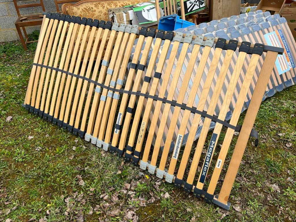 Sommier Megaflex, 90 cm, Comme neuf, Enlèvement, Sommier