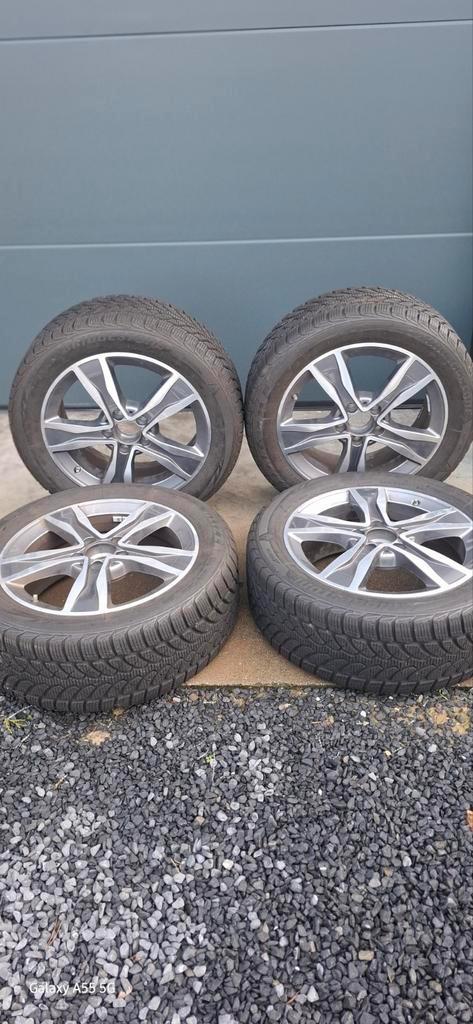 4 Ronal Velgen met banden zo goed als nieuw., Autos : Pièces & Accessoires, Pneus & Jantes, Pneus et Jantes, Pneus hiver, 17 pouces