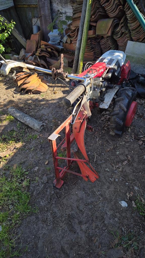 Motoculteur met zwenkploeg, Ophalen, Gebruikt, Tuinfrees, Benzine