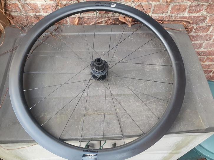 Giant SLR 2 Tubeless Carbon Disc 42 voor en achterwiel, Fietsen en Brommers, Fietsonderdelen, Ophalen