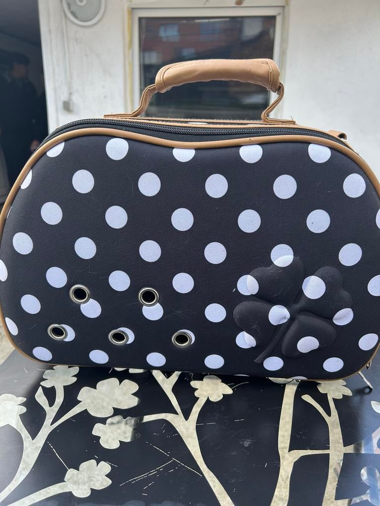 Draagtas voor katten en honden, Handtassen en Accessoires, Tassen | Reistassen en Weekendtassen, Zo goed als nieuw, Zwart, Ophalen