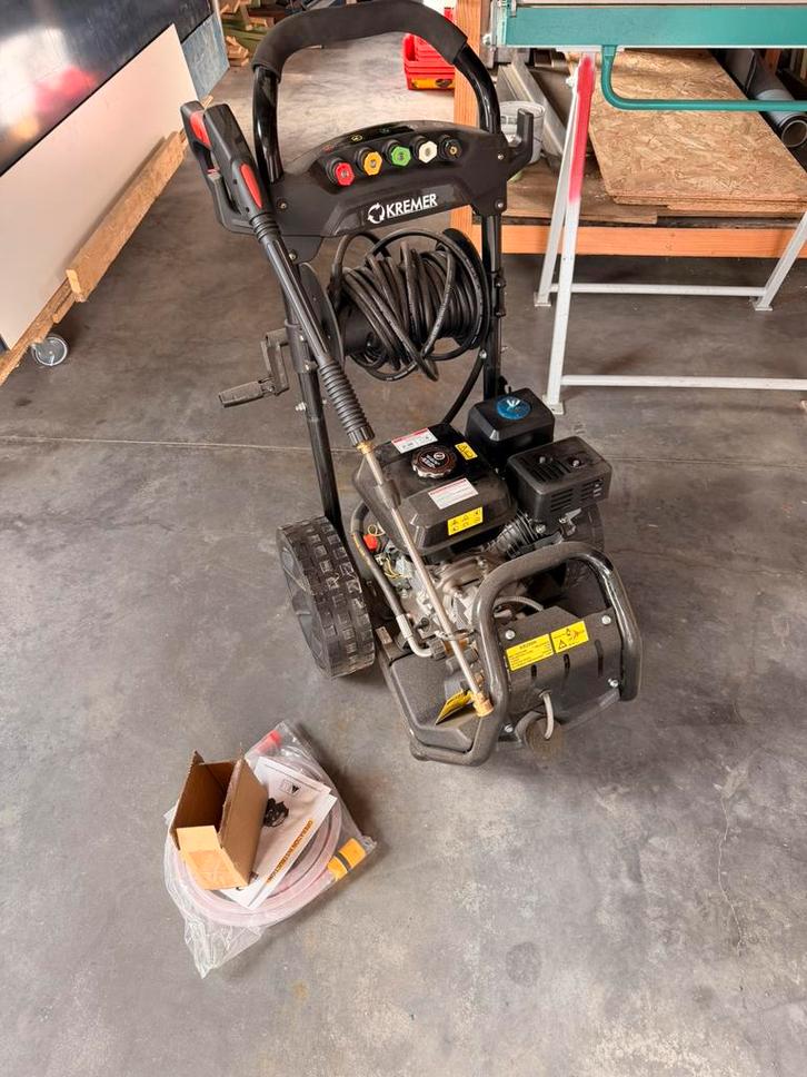 Kremer benzine hogedrukreiniger 7.0 HP–NIEUW(nooit gebruikt), Tuin en Terras, Hogedrukreinigers, Zo goed als nieuw, Benzine, Ophalen