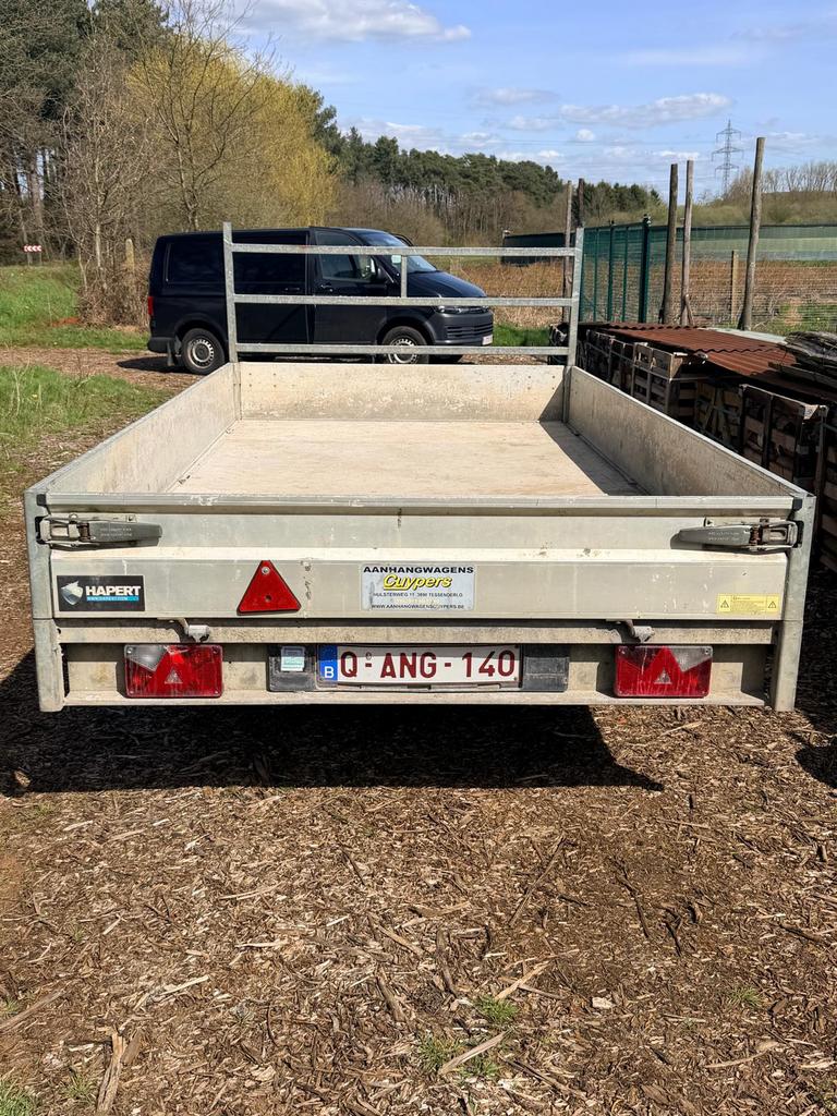 Remorque Hapert 3,5 m x 1,85 m, Enlèvement, Comme neuf