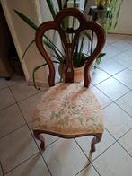 Eettafel met 6 bijhorende stoelen, Huis en Inrichting, Ophalen, Gebruikt, 50 tot 100 cm, Vijf personen of meer