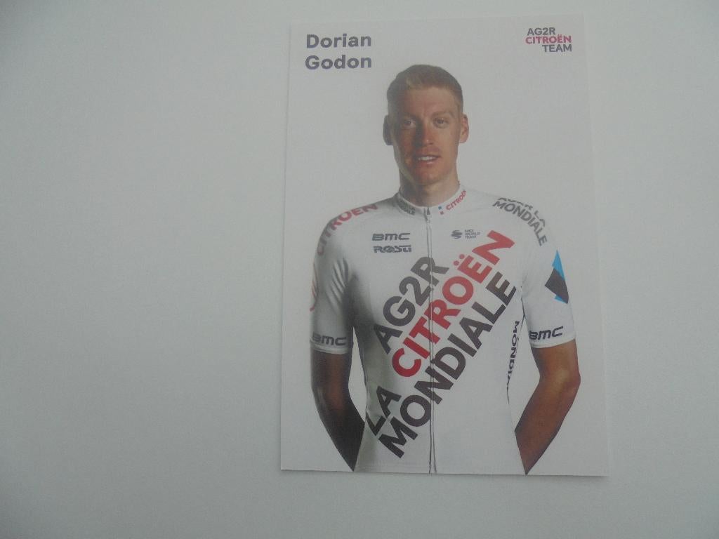 wielrenner-dorian godon, Collections, Photos & Gravures, Envoi, 1980 à nos jours, Comme neuf, Photo