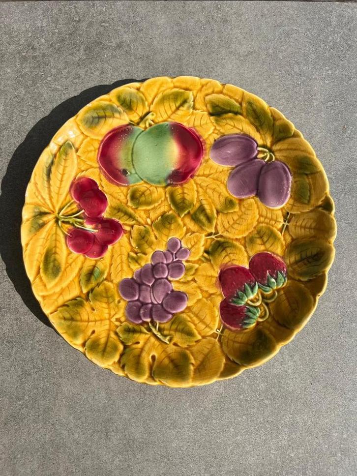 Prachtige Vintage Saint-Clément Majolica, Antiek en Kunst, Antiek | Keramiek en Aardewerk, Ophalen of Verzenden