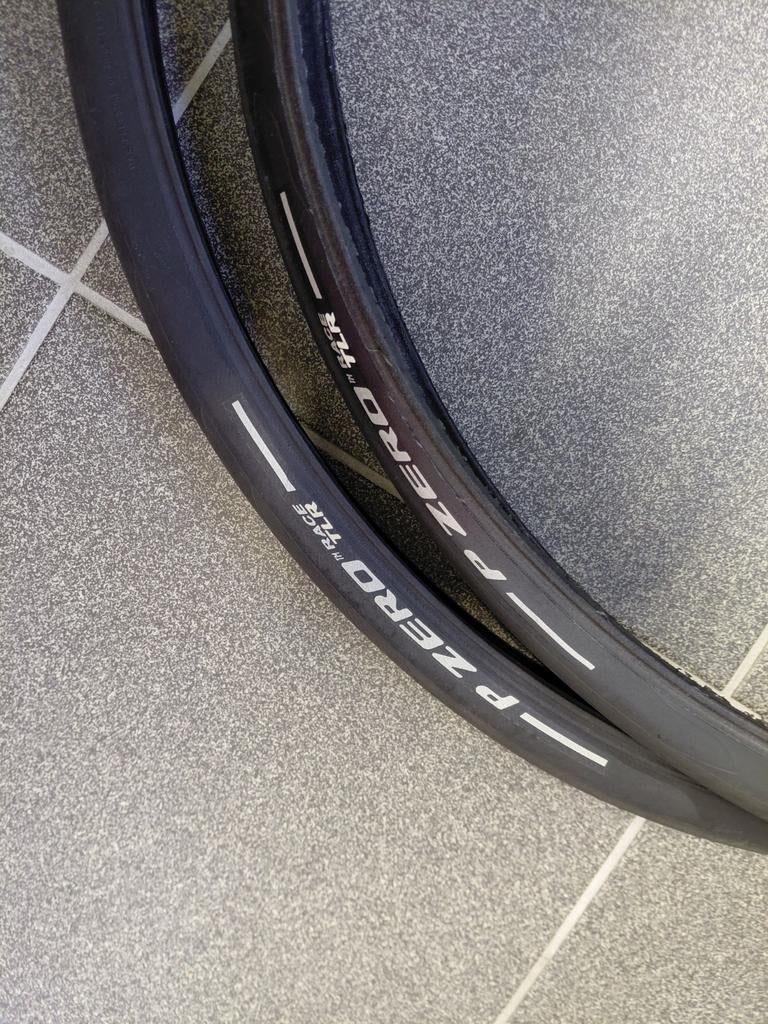 Pirelli pzero race tlr set 30mm, Gebruikt, Band, Racefiets, Ophalen of Verzenden