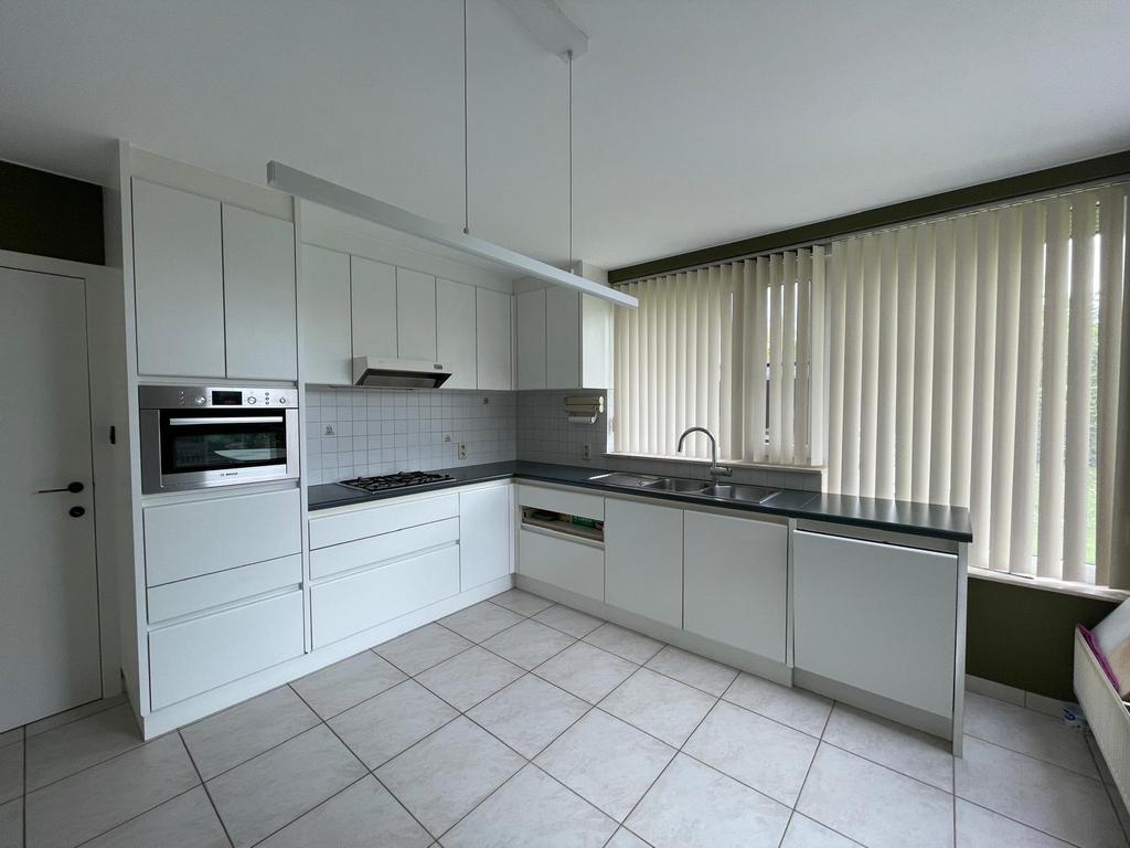 Volledige keuken met toestellen te koop, Ophalen, Gebruikt, U-keuken, Wit