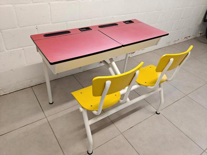 Joli bureau d'école double, Maison & Meubles, Bureaux, Bureau, Enlèvement
