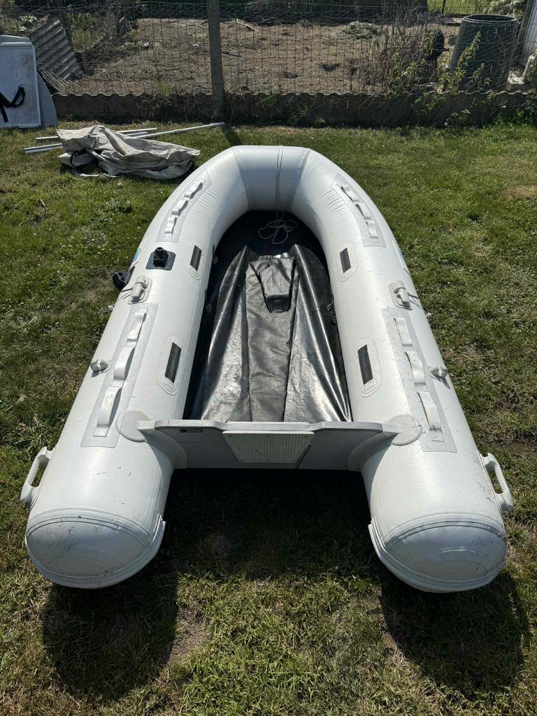 Complete rubberboot set te koop – direct vaarklaar, Watersport en Boten, Rubberboten, Ophalen, Gebruikt, Minder dan 70 pk, Aluminium