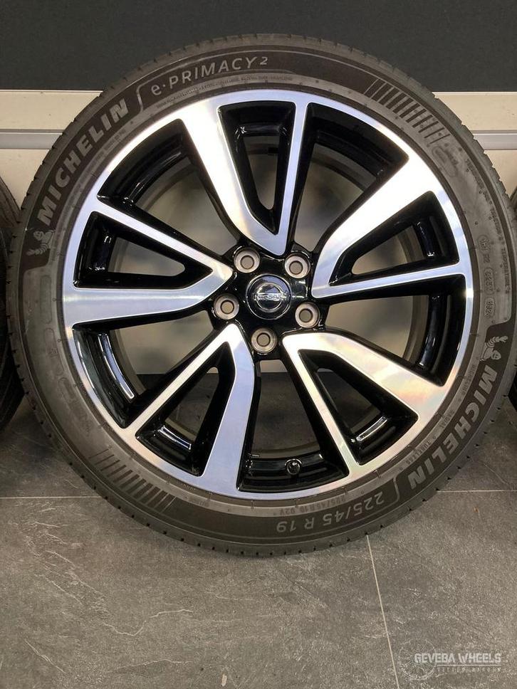 19” originele Nissan Qashqai J10 J11 Tekna velgen + banden, Auto-onderdelen, Banden en Velgen, Banden en Velgen, Zomerbanden, 19 inch