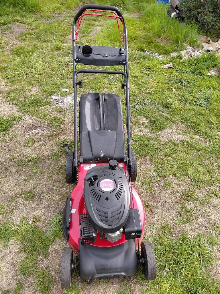 Grasmaaier Kibani zelftrekker, Ophalen, Cirkelmaaier, Gebruikt, Benzine-grasmaaier