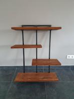 Wandrek uit massief hout en staal, Ophalen, Zo goed als nieuw