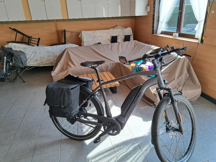 Cadre haut Flyer Upstreet 5 7.23 HS, Vélos & Vélomoteurs, Vélos électriques, Comme neuf, Autres marques, 55 à 59 cm, 50 km par batterie ou plus