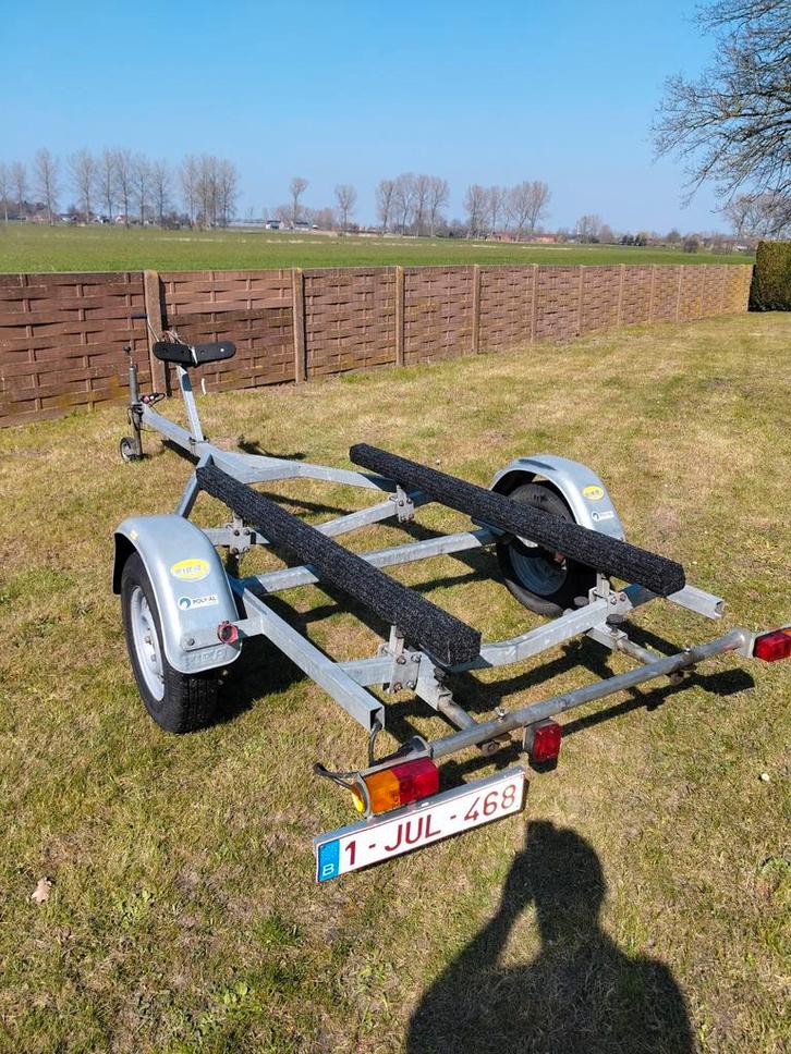 Riba Jetskitrailer /Rib/Rubberboot/ polyester boten, Watersport en Boten, Boottrailers, Jetskitrailer, Ophalen