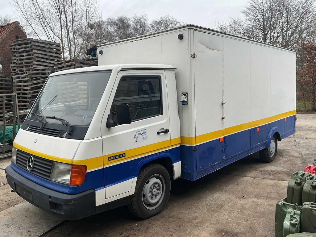 1992 Mercedes-Benz MB 100 D-T Marktwagen Foodtruck, Auto's, Gebruikt, Mercedes-Benz, Bedrijf, Diesel