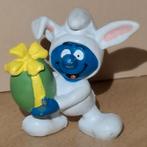 Smurf Paashaas Schleich 2004 Made in Portugal, Verzamelen, Smurfen, Ophalen of Verzenden