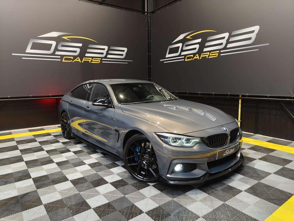 BMW 4 Serie 430 iAS Gran Coupé M 252pk 20"+Maxton/LED/HUD/K, Autos, BMW, 185 kW, Argent ou Gris, Entreprise, Alcantara