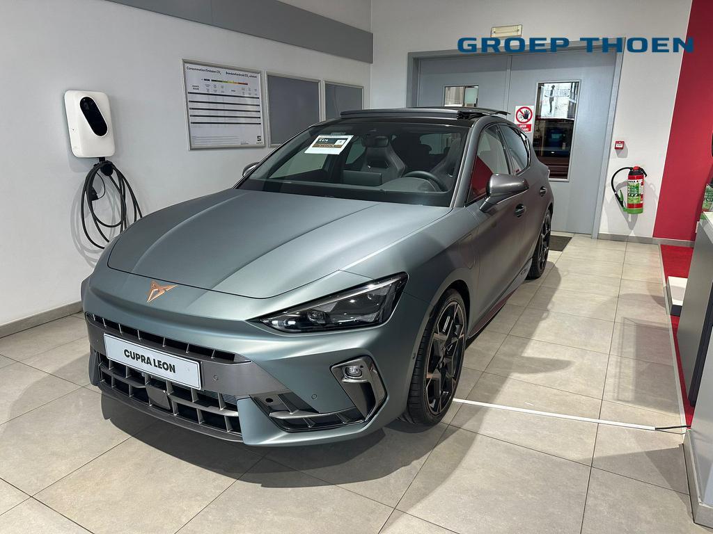 Cupra Leon e-Hybrid (PHEV) Leon e-Hybrid 1.5 VZ DSG (200 kW), Auto's, Automaat, Open dak, Zilver of Grijs, Te koop