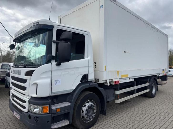 Scania P250 *EURO 6-BELGIAN TRUCK* (bj 2014), Autos, Camions, Entreprise, Achat, Scania, Diesel, Euro 6, Automatique, Blanc, Propulsion arrière