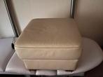 Poef “leder”, Huis en Inrichting, Zetels | Voetbanken en poefs, Ophalen, Zo goed als nieuw