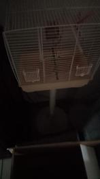 Vogelkooi klein met voederbakjes op staander, Ophalen