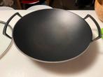 Le Creuset wok, Ophalen, Gebruikt, Gietijzer, Wok