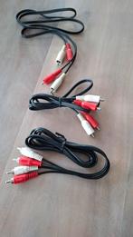 3 mannelijke RCA-adapterkabels, Ophalen of Verzenden, Nieuw, Minder dan 2 meter, Overige kabels